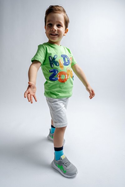 mnpc Boy's Gray Sports Shoes