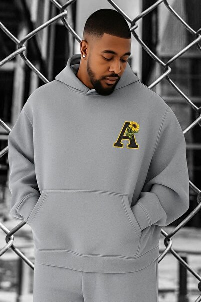 DM DOLCE MORE سويت شيرت كبير الحجم بطبعة باكلي