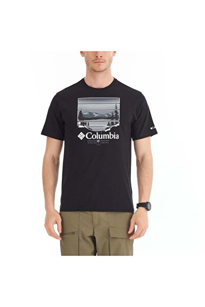 Columbia CS0304 CSC M ΧΡΩΜΑΤΙΣΤΟ VISTA SS ΜΠΛΟΥΖΑ μαύρη