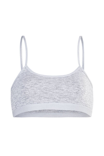 ÖZKAN underwear Özkan 42324 6'lı Paket Kız Çocuk Pamuklu Karışık Renk Süprem Pedsiz Alıştırma Sütyeni Esnek Rahat In