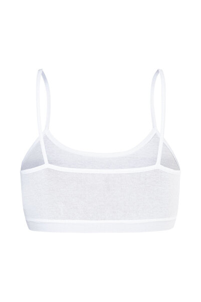 ÖZKAN underwear Özkan 42324 6'lı Paket Kız Çocuk Pamuklu Karışık Renk Süprem Pedsiz Alıştırma Sütyeni Esnek Rahat In