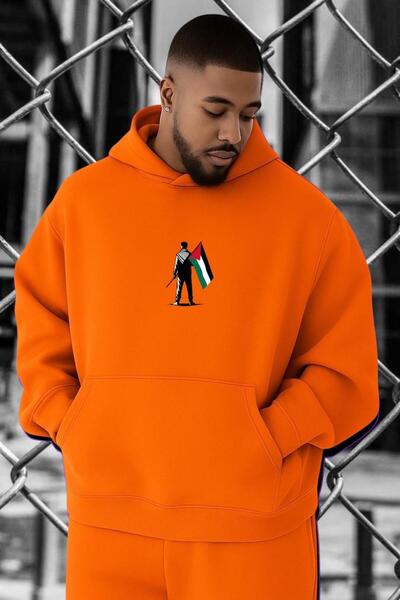 DM DOLCE MORE Hanorac cu imprimeu PALESTINE, mărime mare