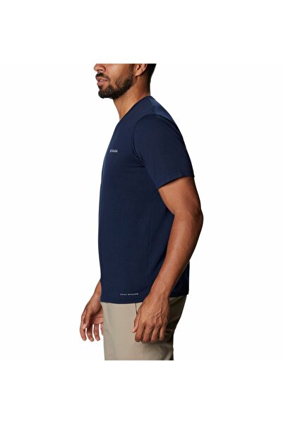 Columbia AO0805 ΑΝΔΡΙΚΟ ΜΠΛΟΥΖΑ SUN TREK ΜΕ ΚΟΝΤΟ ΜΑΝΙΚΙ Μπλε ναυτικό