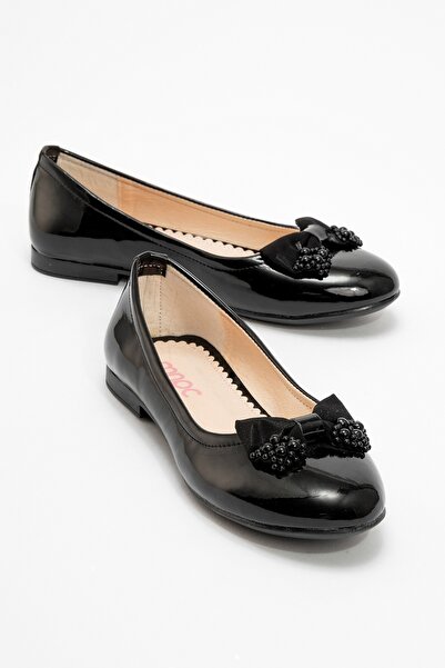 mnpc Kız Çocuk Siyah Fashion Babet