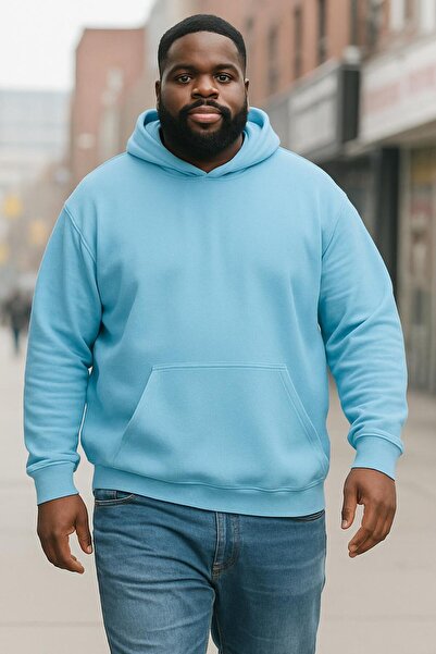 E-ROMA Hanorac unisex supradimensionat cu glugă