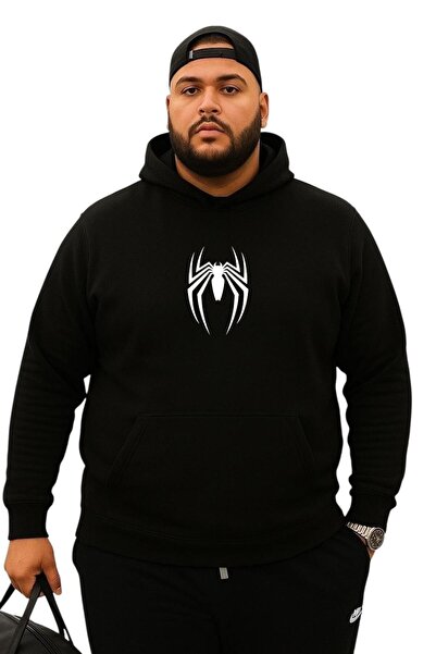 DM DOLCE MORE Hanorac de mărime mare cu imprimeu de păianjen