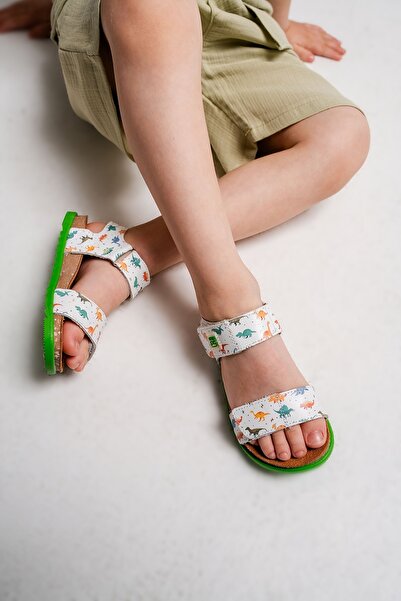 mnpc Чоловічі дитячі сандалі з натуральної шкіри на грибковій підошві