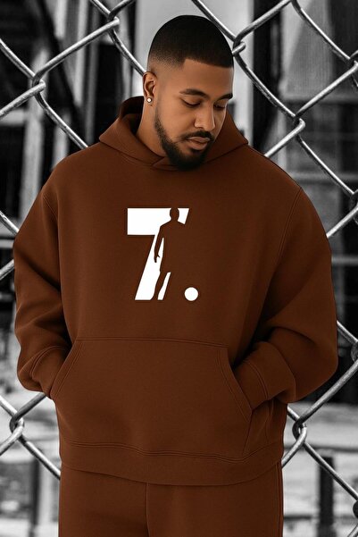 DM DOLCE MORE Hanorac supradimensionat cu imprimeu CR7