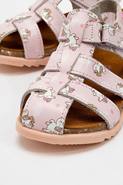 mnpc Унісекс дитячі сандалі з натуральної шкіри на грибковій підошві для щоденного носіння