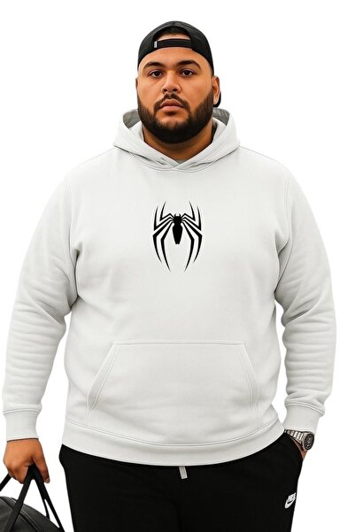 E-ROMA Hanorac de mărime mare cu imprimeu de păianjen