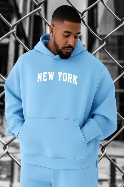 DM DOLCE MORE سويت شيرت نيويورك باسكيلي مقاس كبير