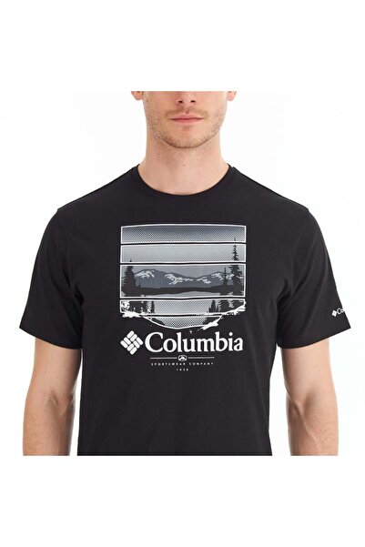 Columbia CS0304 CSC M ΧΡΩΜΑΤΙΣΤΟ VISTA SS ΜΠΛΟΥΖΑ μαύρη