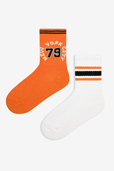 Penti Boy's New York 2-Piece Multicolored Tennis Socks