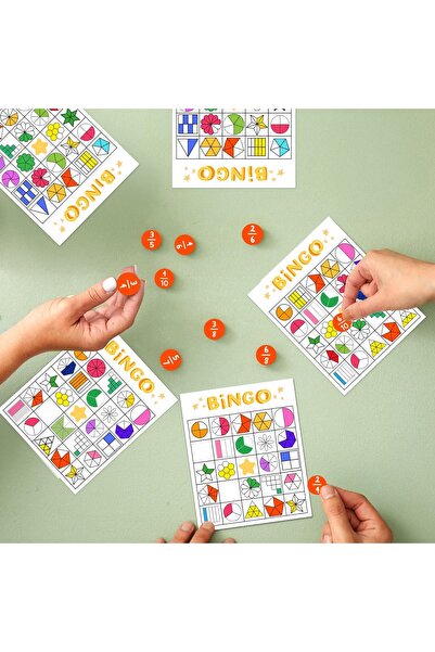 Kids Kesirler Eğitici Kutu Oyunu