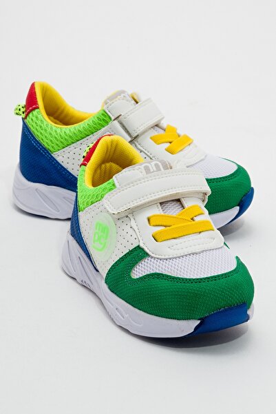 mnpc Boy's Green Casual Sneakers