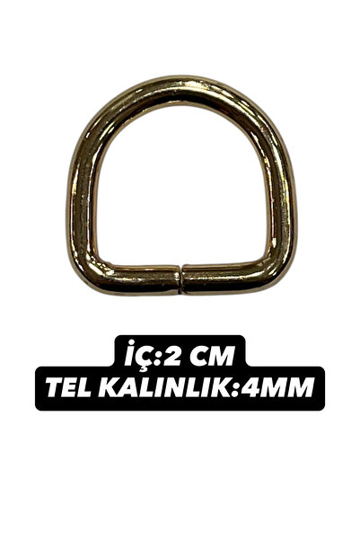 İsmet toka 10 قطع - حلقة بسمك 2 سم - إكسسوار معدني