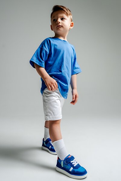 mnpc Чоловічі дитячі сині повсякденні черевики Saks