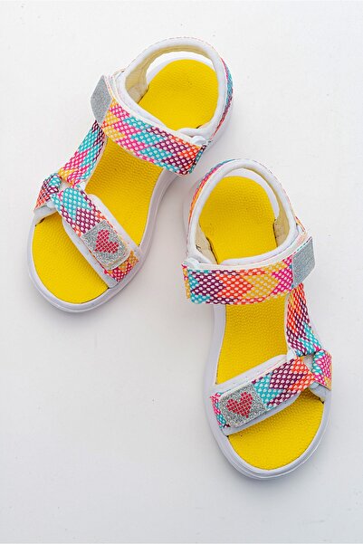mnpc Girl's Multicolored Anatomical Lightweight Sports Sandals