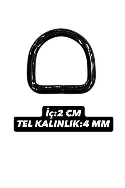 İsmet toka 10 قطع - حلقة بسمك 2 سم - إكسسوار معدني