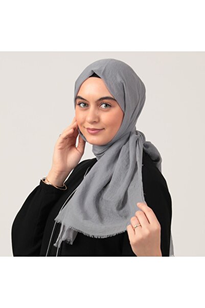 ipekistanbul Ultra İnce Pamuk Şal - Gri
