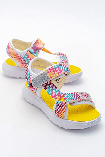 mnpc Girl's Multicolored Anatomical Lightweight Sports Sandals