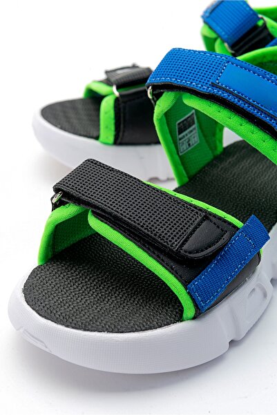 mnpc Boy's Black Anatomical Lightweight Sports Sandals