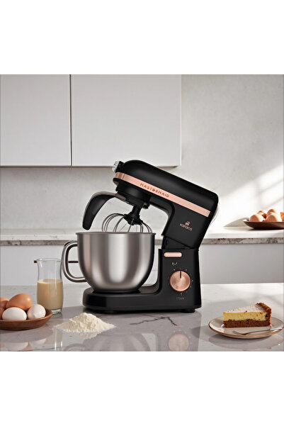 Karaca Mastermaid Chef Pro Çift Kollu Stand Mikser Black Copper 1750 W - Güçl...