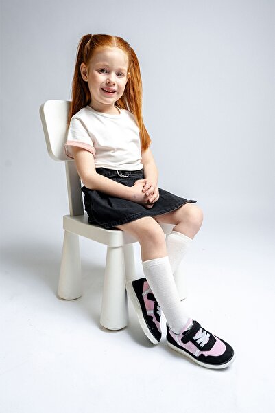 mnpc Дівчачі чорно-рожеві повсякденні туфлі