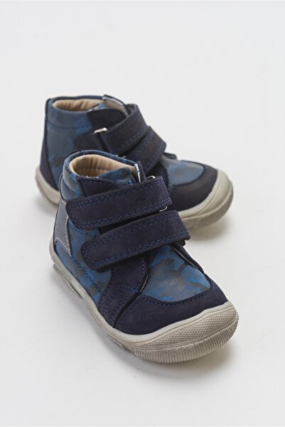 mnpc Erkek Çocuk Lacivert Hakiki Deri İlk Adım Bot