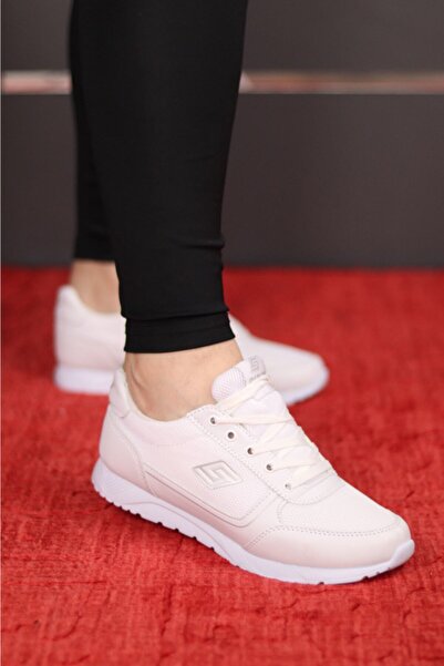 PARLEY Alb - Pantofi sport cu talpă ortopedică din plasă pentru femei