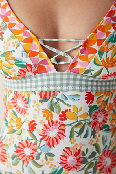 Penti Çok Renkli Çiçek Desenli Nice Mayo