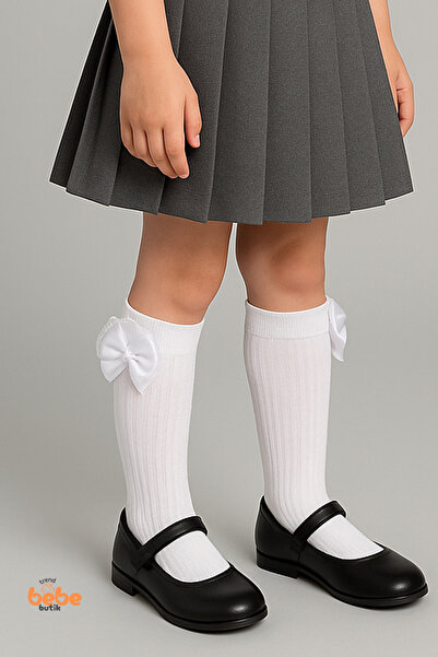 Trend Bebe Butik Детски панталони до коляното с панделки и дантела от памук |...