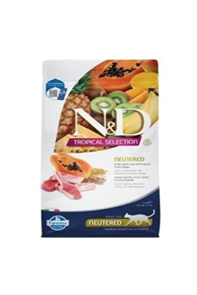 N&D Tropical Selection Kuzu Etli ve Tropikal Meyveli Kısırlaştırılmış Kedi Ma...