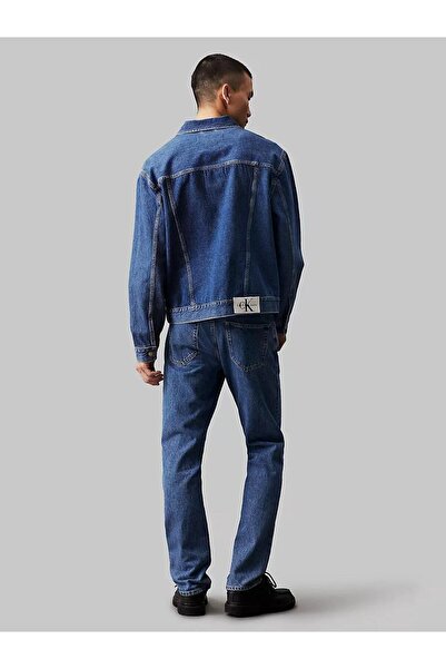 Calvin Klein Pamuklu Regular Fit Kot Ceket J30J3257501A4 Erkek KOT CEKET J30J325750 1A4