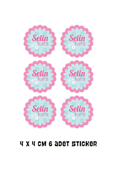 ST Design Kişiye Özel İsimli Okul, Kreş Etiketi, Kalem Etiketi, Defter Etiketi, Kitap Etiketi