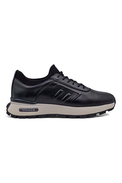 Voyager M294-1 Men's Khaki Leather Sports Shoes