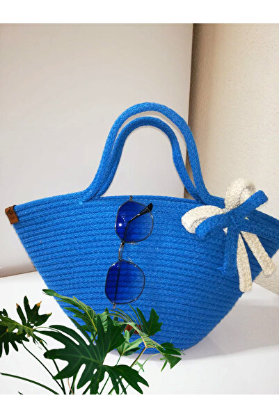 AZR HOME DESİGN JÜT HALAT EL ÇANTASI KOL ÇANTASI GÜNLÜK ÇANTA
