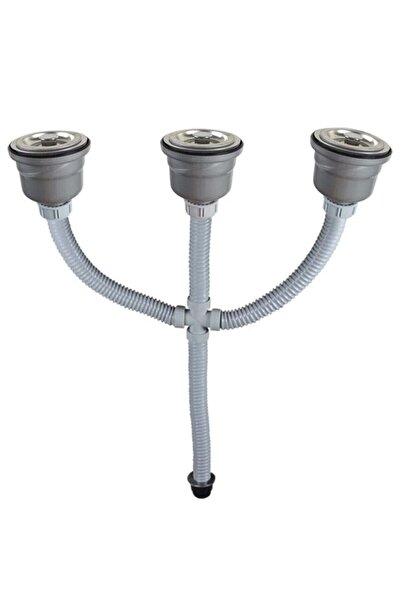 KANA مصرف حوض ثلاثي متصل مباشرة بالحوض