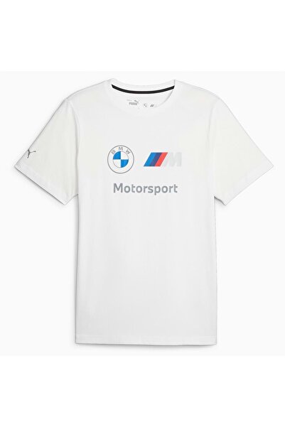 Puma 621314 BMW MMS ESS Logo Tee Bmw Team Erkek T-Shirt BEYAZ