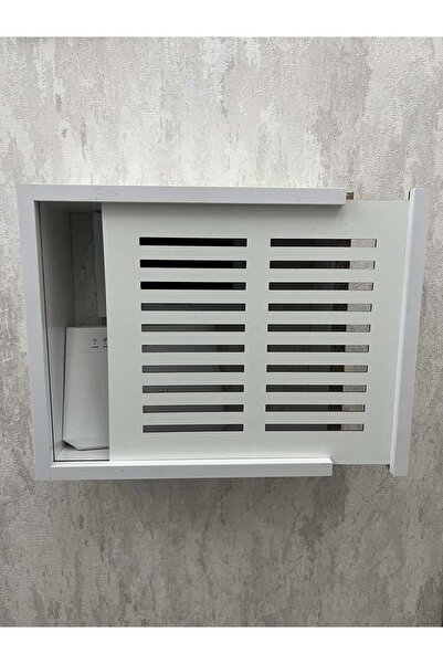 AA AHŞAP Modem Wifi Duvar Düzenleyici Modem Kutusu Elektrik Pano Çok Amaçlı Kutu Modem Pano