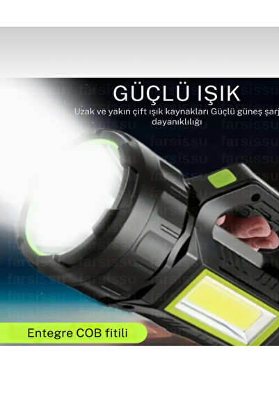 EMİN ENSAR HOME Ps-t95 10w Uzun Menzilli Solar Panelli Powerbank Usb Cikis S....