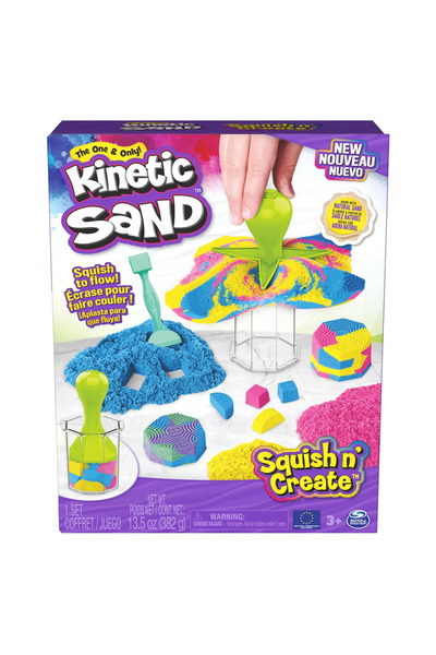 Kinetic Sand SQUISH CREATION SET