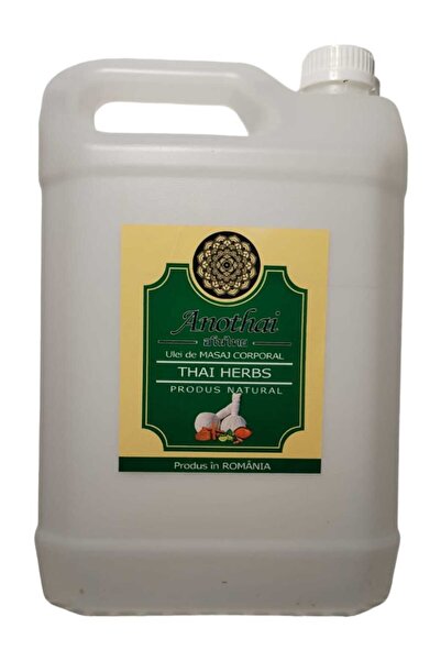 Anothai Ulei de Masaj Premium Thai Herbs - Hidratant si Relaxant, cu Vitamina E, 5000 ml