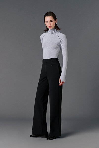 VATKALI Cep detaylı casual kumaş pantolon