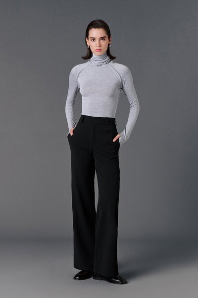 VATKALI Cep detaylı casual kumaş pantolon