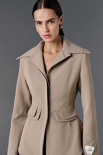 VATKALI Double Pocket Detailed Blazer Jacket