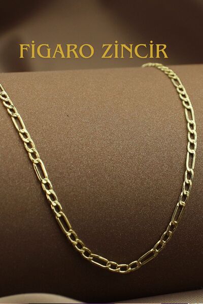 Hepimitu Figaro Zincir Altın Kolye