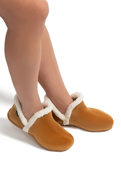 Twigy Groseto Kadın Ev Botu Koyu Bej 37/41