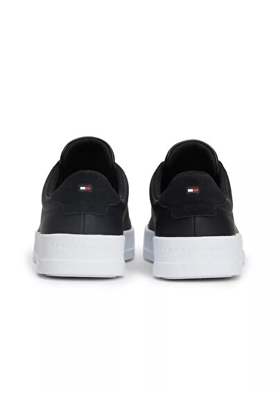 Tommy Hilfiger Men's Th Court Leather Sneaker