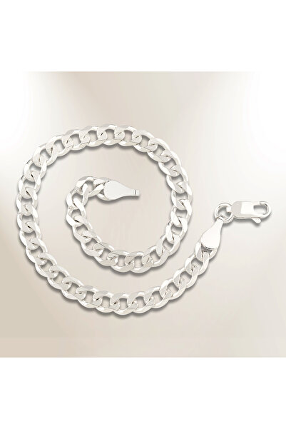 vien silver 925 AYAR GÜMÜŞ ERKRK GURMET ZİNCİR BİLEKLİK 3MM